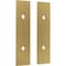 Ekena Millwork Premium Barn Door Hollow Core Plates (set of 2), Jacob's Gold GB6001HCPJG - alternate 4